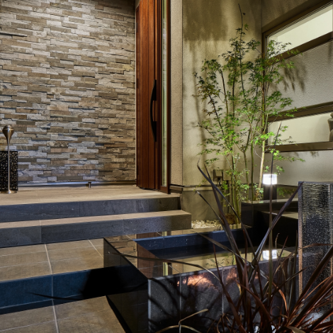 玄関アプローチ