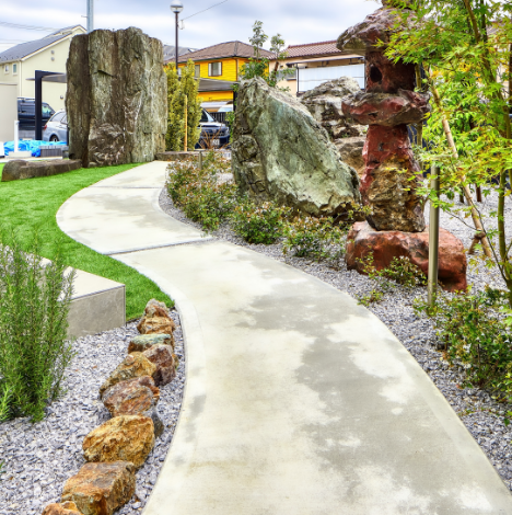 玄関アプローチ